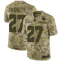 Nike Jacksonville Jaguars 27 Leonard Fournette Camo Youth Stitched NFL Limited 2018 Salute to Service Jersey Youth